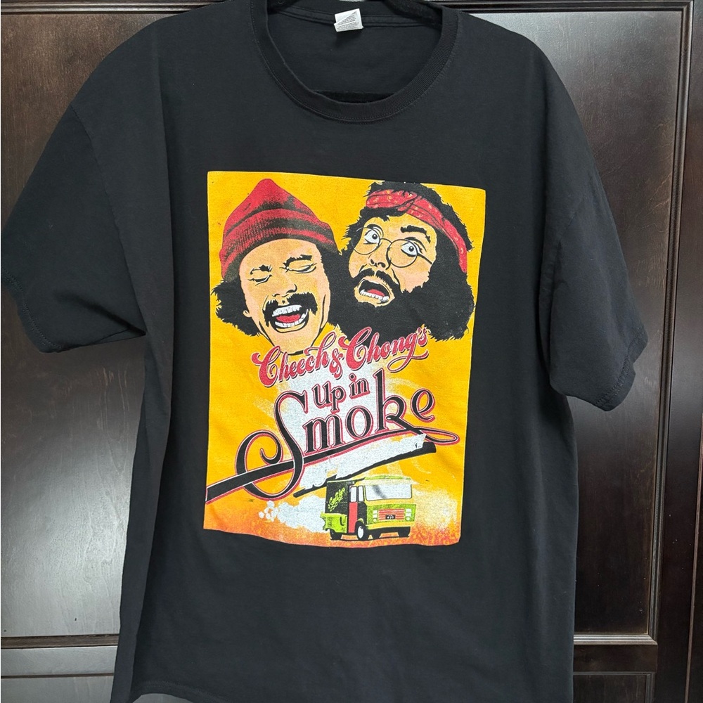 Fruit of the Loom Black Cheech & Chong Graphic Tee